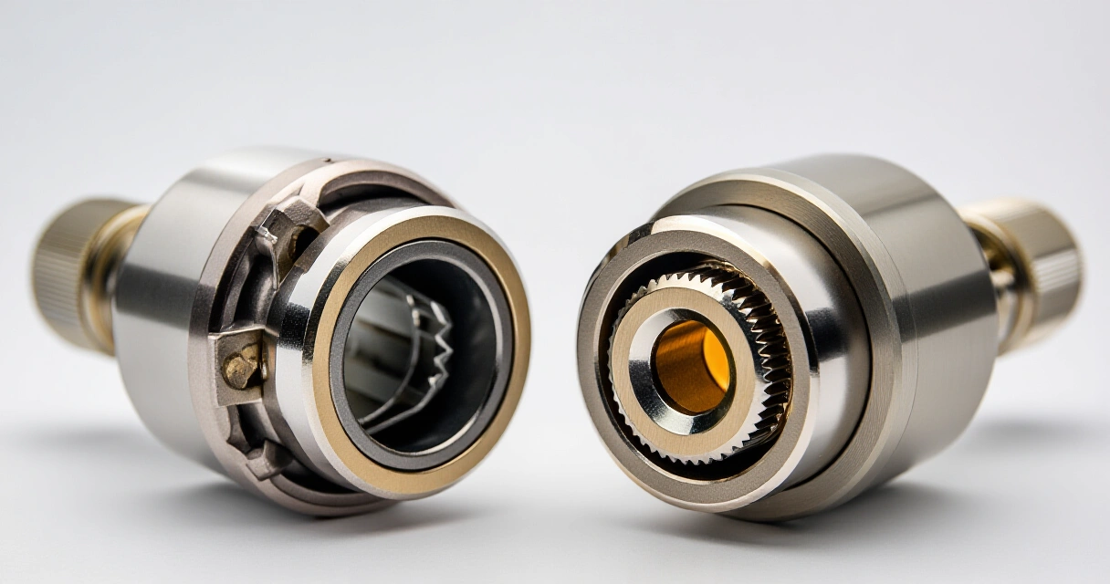 Yale ja Abloy lukkojen sylinterit vierekkäin vertailussa