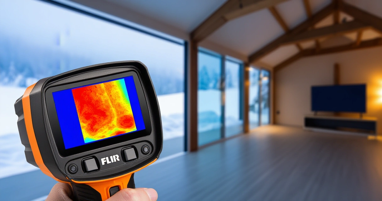 FLIR-lämpökamera kodin eristysvikojen etsimiseen: kannattaako hankkia?