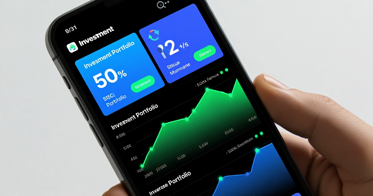 Nordnet mobiilisovellus älypuhelimella salkun seuranta