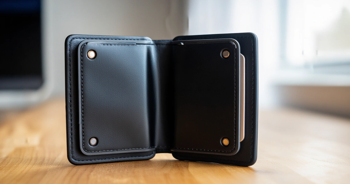 Ledger Nano X ja Trezor Model T kylmälompakot vierekkäin puupöydällä