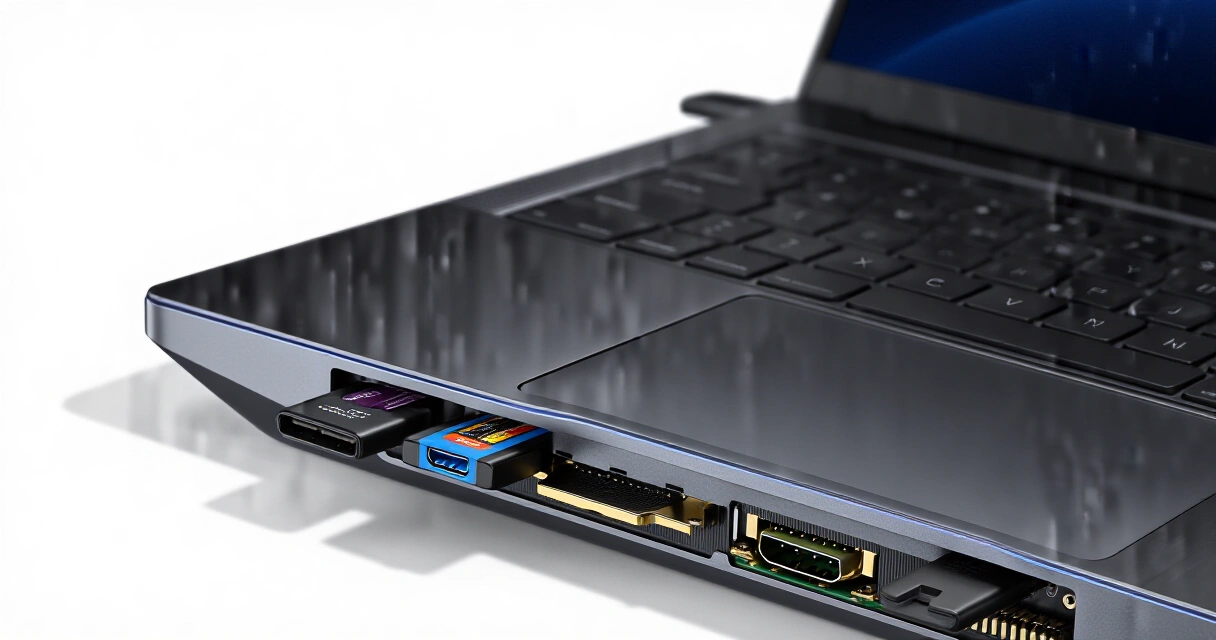 Framework Laptop porttimoduulit USB-C HDMI ja SD-kortinlukija asennettavana